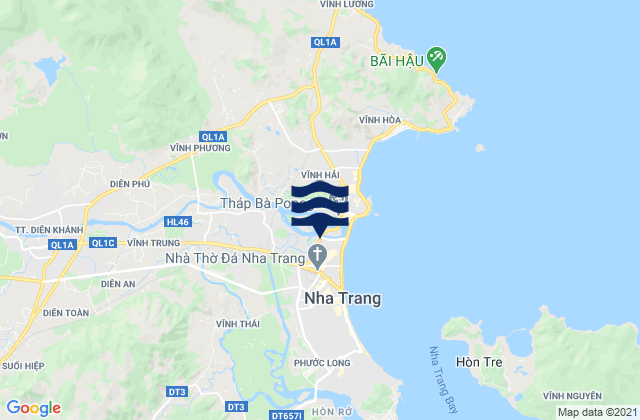 Mapa de mareas Thành Phố Nha Trang, Vietnam