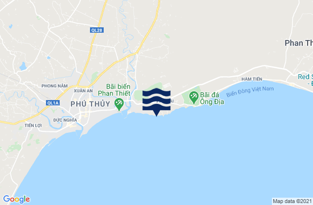 Mapa de mareas Thành Phố Phan Thiết, Vietnam