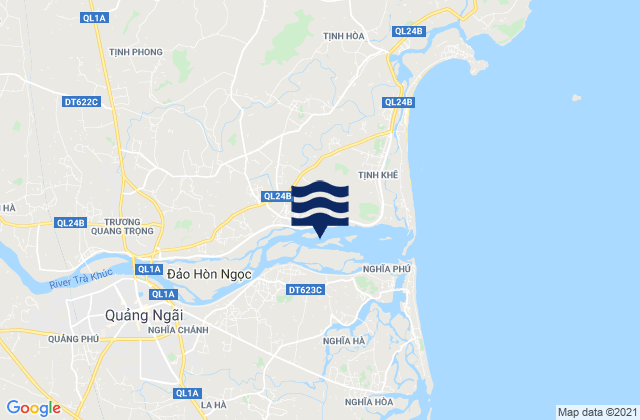 Mapa de mareas Thành Phố Quảng Ngãi, Vietnam