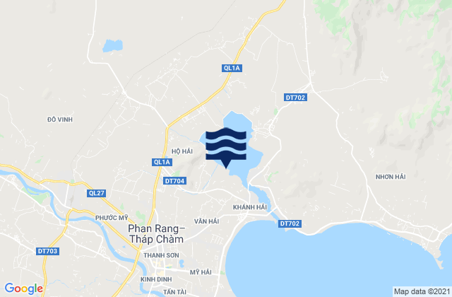 Mapa de mareas Thị Trấn Khánh Hải, Vietnam