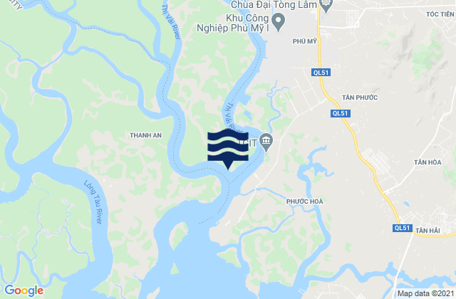 Mapa de mareas Thị Trấn Phú Mỹ, Vietnam