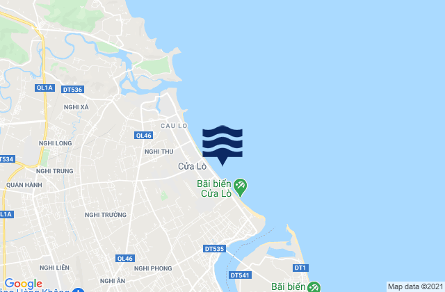 Mapa de mareas Thị Xã Cửa Lò, Vietnam