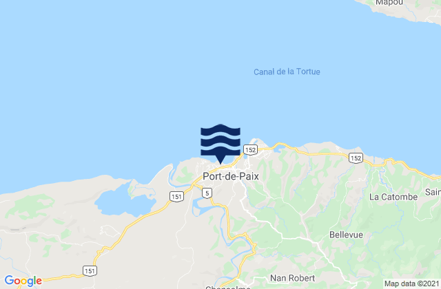 Mapa de mareas Ti Port-de-Paix, Haiti