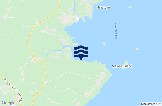 Mapa de mareas Tidman, Philippines