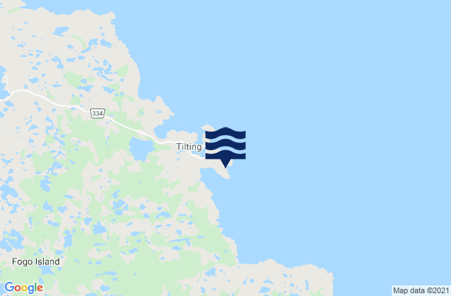Mapa de mareas Tilting Harbour, Canada