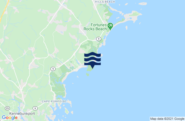Mapa de mareas Timber Point, United States