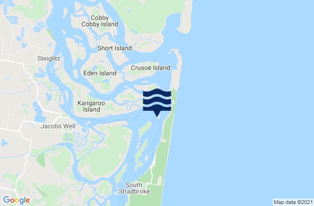 Mapa de mareas Tipplers Island, Australia