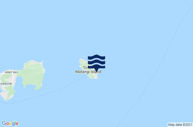 Mapa de mareas Tiritiri Matangi Lighthouse, New Zealand