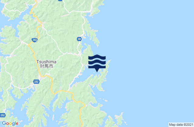 Mapa de mareas Tiromo, Japan