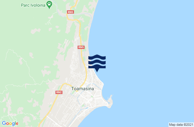 Mapa de mareas Toamasina I, Madagascar