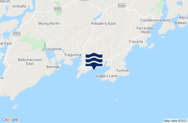 Mapa de mareas Toe Head Bay, Ireland