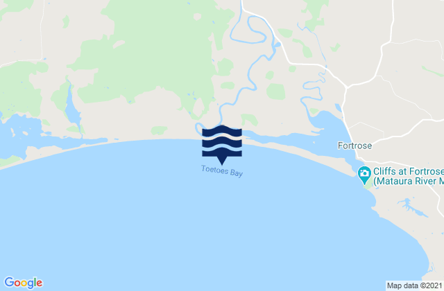 Mapa de mareas Toetoes Bay, New Zealand