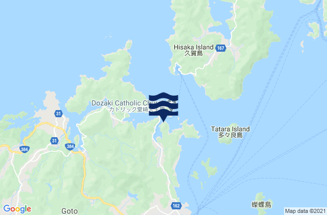 Mapa de mareas Togi Ura, Japan