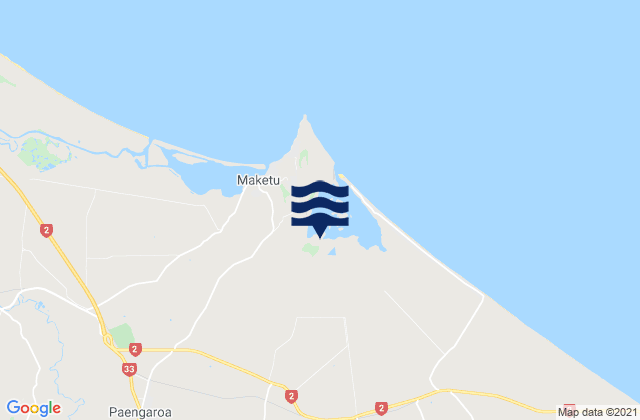 Mapa de mareas Tokerau Bay, New Zealand