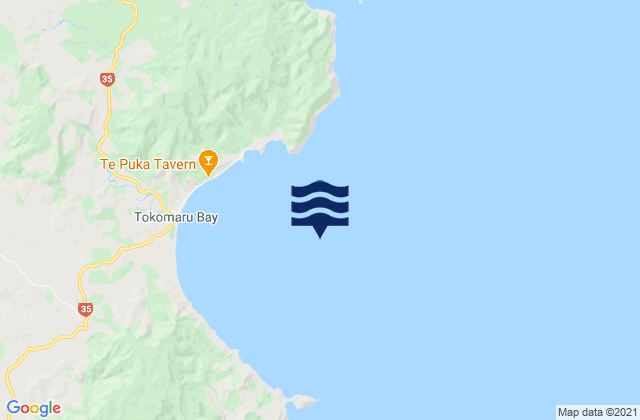 Mapa de mareas Tokomaru Bay, New Zealand