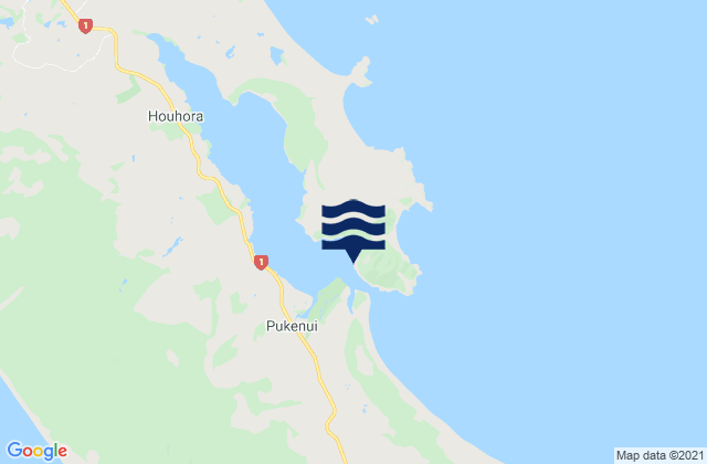 Mapa de mareas Tokoroa Island, New Zealand