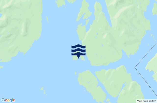 Mapa de mareas Tongass Island, United States