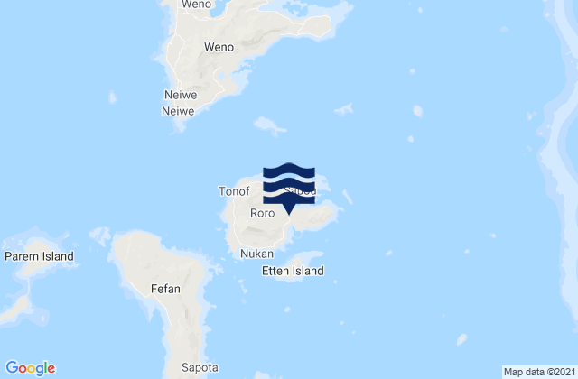 Mapa de mareas Tonoas Municipal Building, Micronesia