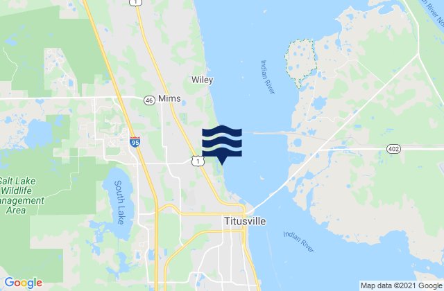 Mapa de mareas Tony, United States