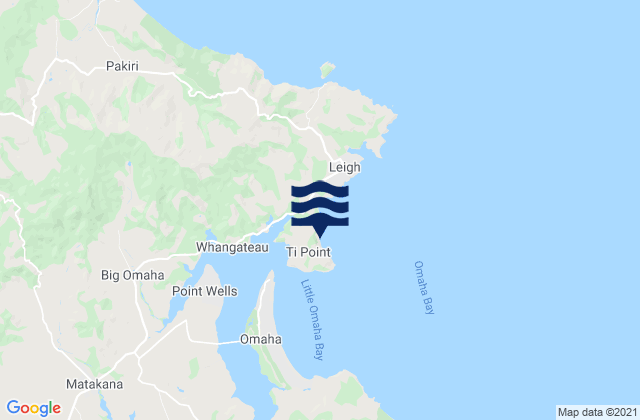 Mapa de mareas Torkington Bay, New Zealand