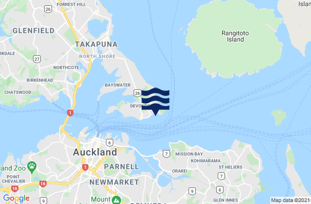 Mapa de mareas Torpedo Bay, New Zealand