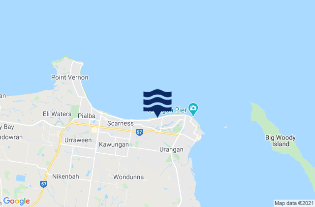 Mapa de mareas Torquay, Australia