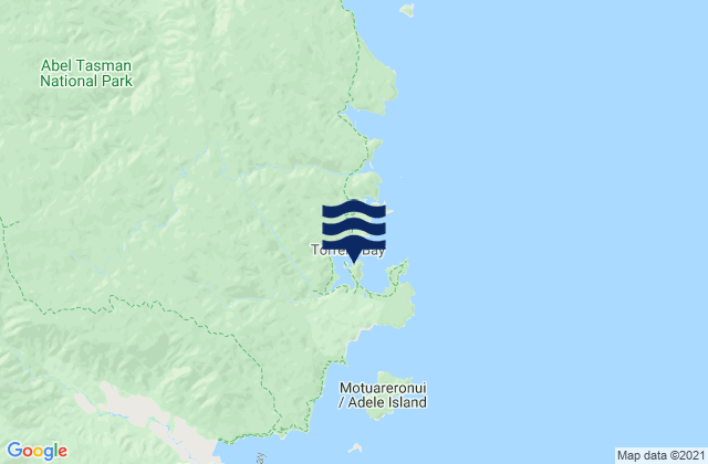 Mapa de mareas Torrent Bay, New Zealand