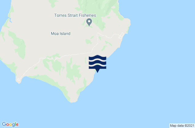Mapa de mareas Torres Strait Island Region, Australia