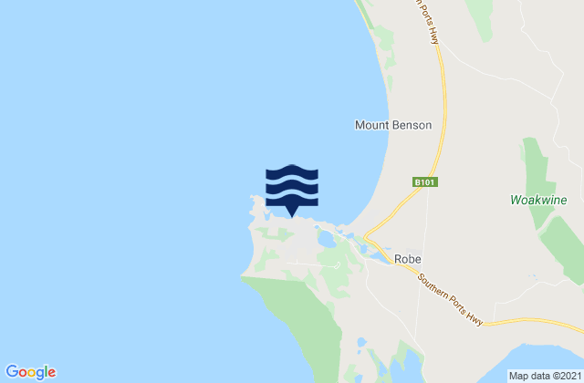 Mapa de mareas Town Beach, Australia
