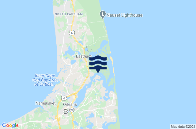 Mapa de mareas Town Cove, United States