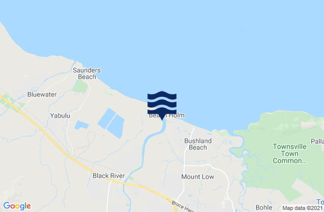 Mapa de mareas Townsville, Australia