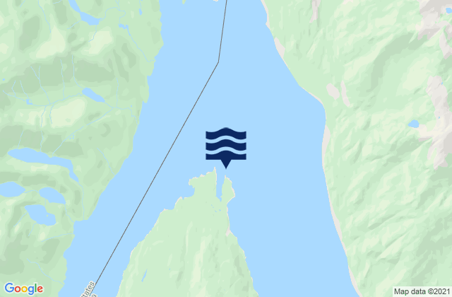 Mapa de mareas Tree Point, Canada