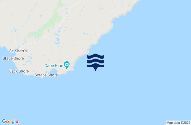 Mapa de mareas Trepassey Bay, Canada