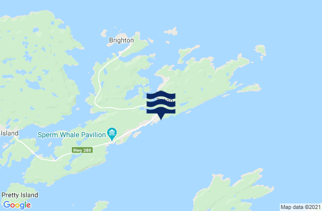 Mapa de mareas Triton Island, Canada