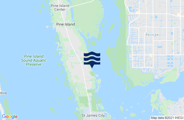 Mapa de mareas Tropical Homesites Landing (Pine Island), United States