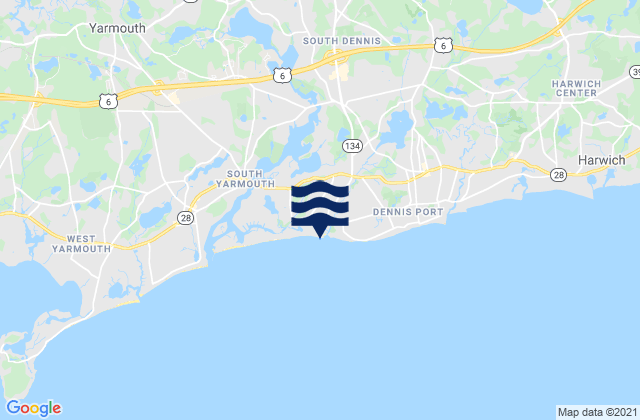Mapa de mareas Trotting Park, United States