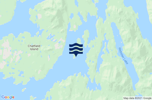 Mapa de mareas Troup Passage, Canada