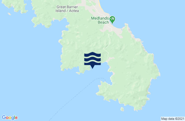 Mapa de mareas Tryphena Harbour, New Zealand