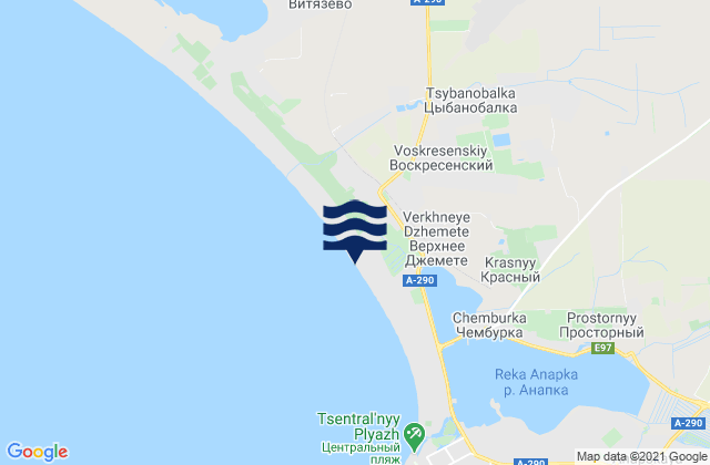Mapa de mareas Tsibanobalka, Russia