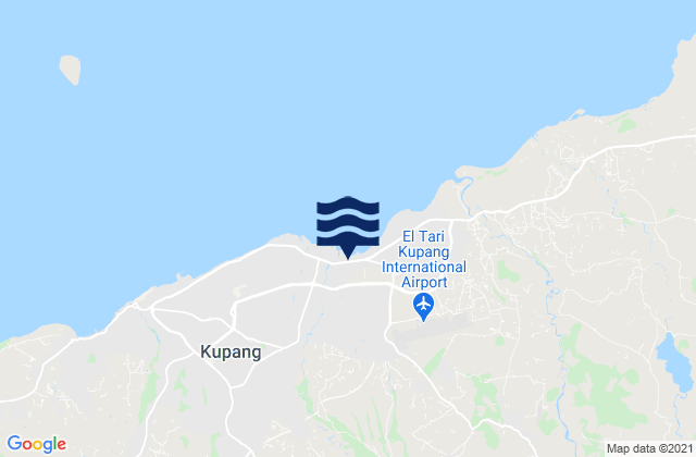 Mapa de mareas Tualeu, Indonesia