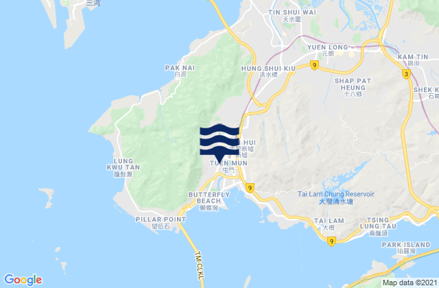 Mapa de mareas Tuen Mun, Hong Kong