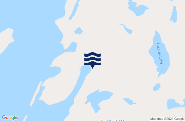 Mapa de mareas Tukarak Island, Canada
