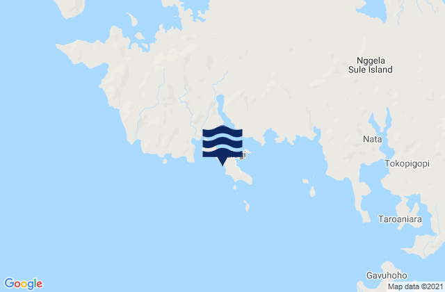 Mapa de mareas Tulagi, Solomon Islands
