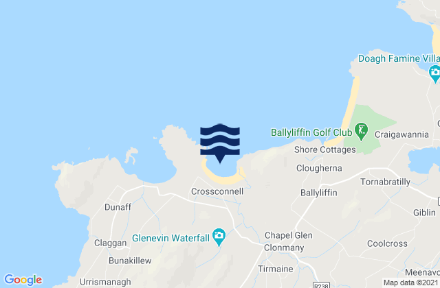 Mapa de mareas Tullagh Bay, Ireland