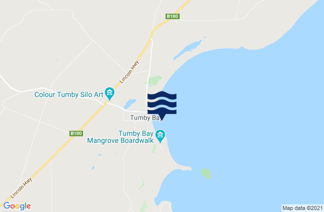 Mapa de mareas Tumby Bay, Australia