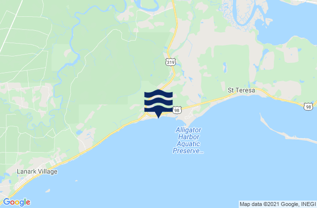 Mapa de mareas Turkey Point (St. James Island), United States