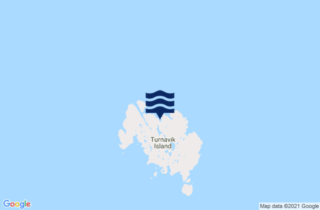 Mapa de mareas Turnavik Island, Canada