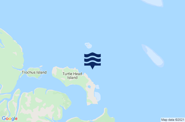 Mapa de mareas Turtle Head Island, Australia