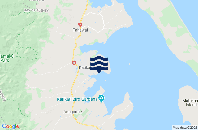 Mapa de mareas Tutaetaka Island, New Zealand