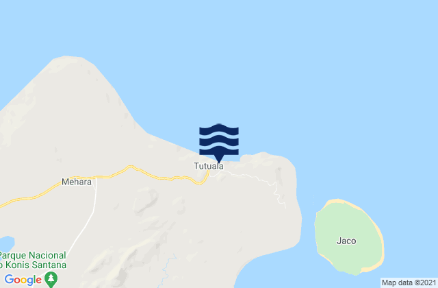 Mapa de mareas Tutuala, Timor Leste